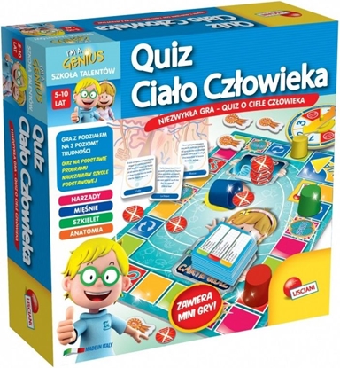 Изображение Lisciani I'm a Genius. Quiz - ciało człowieka (304-PL67794)