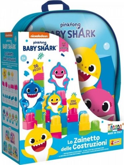 Изображение Lisciani Plecak z klockami Baby Shark