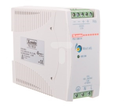 Attēls no Lovato Electric Zasilacz jednofazowy 100-240V AC/24V DC 60W 2,5A (modułowy)