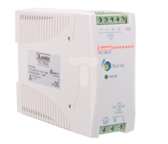 Picture of Lovato Electric Zasilacz jednofazowy 100-240V AC/24V DC 60W 2,5A (modułowy)