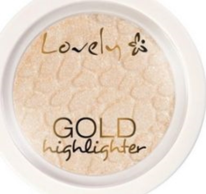 Attēls no Lovely LOVELY_Gold Highlighter rozświetlający puder do twarzy