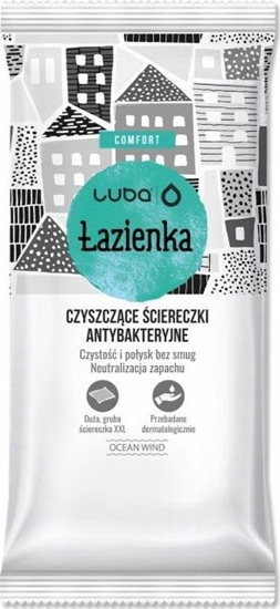 Picture of Luba LUBA_Ściereczki antybakteryjne do łazienki 32szt