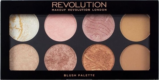 Изображение Makeup Revolution Paletka bronzerów i róży Ultra Blush Palette Golden Sugar