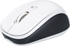 Picture of Manhattan Dual-Mode Mouse, Bluetooth 4.0 and 2.4 GHz Wireless, 800/1200/1600 dpi, Three Buttons With Scroll Wheel, Black & White, Three Year Warranty, Box