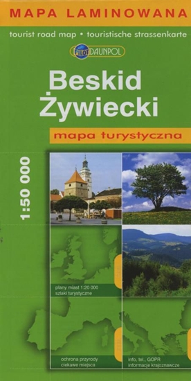 Picture of Mapa Turystyczna - Beskid Żywiecki 1:50 000 -BR-LAM