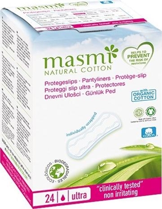 Изображение Masmi MASMI_Natural Cotton ultra cienkie wkładki higieniczne z bawełny organicznej Ultra 24szt