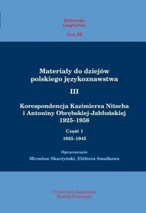 Picture of Materiały do dziejów polskiego  językoznawstwa. Tomy 1-2