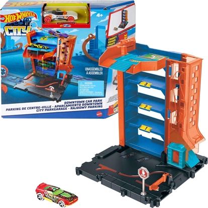 Изображение Mattel Hot Wheels City mały zestaw z autkiem HDR28