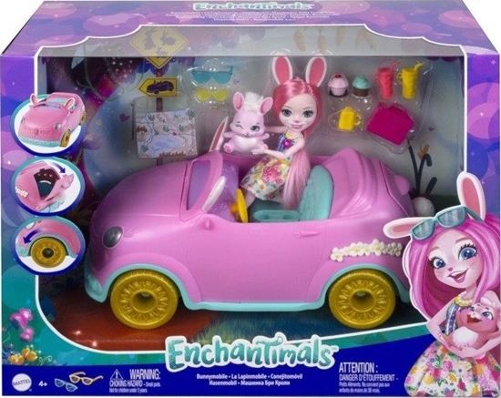 Picture of Mattel Lalka Enchantimals Króliczkowóz Pojazd do zabawy