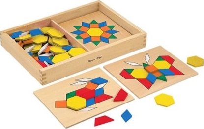 Attēls no Melissa & Doug MELISSA Drewniana układanka geometryczna 10029