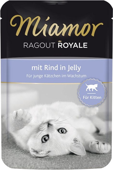 Picture of Miamor Miamor Ragout Royale saszetka Kitten Wołowina w galaretce - 100g