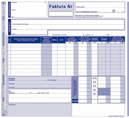 Picture of Michalczyk & Prokop Faktura VAT 2/3 A4 102-2E peĹ‚na