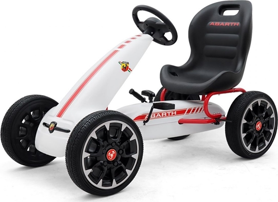 Picture of Milly Mally Milly Mally Gokart na pedały Abarth White