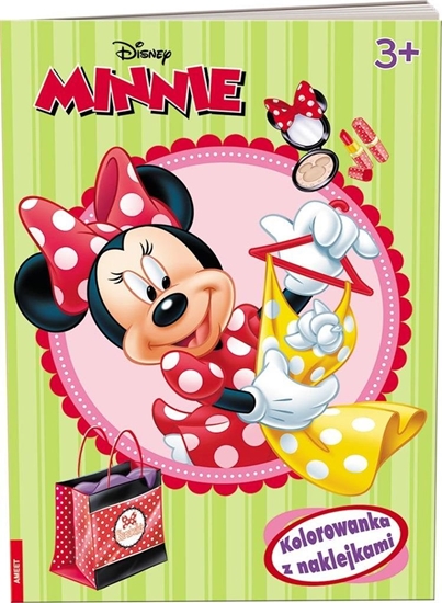 Изображение Minnie. Kolorowanka z naklejkami