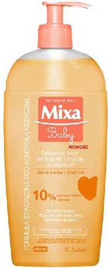 Picture of Mixa Baby Płyn do kąpieli i mycia z olejkiem 400ml