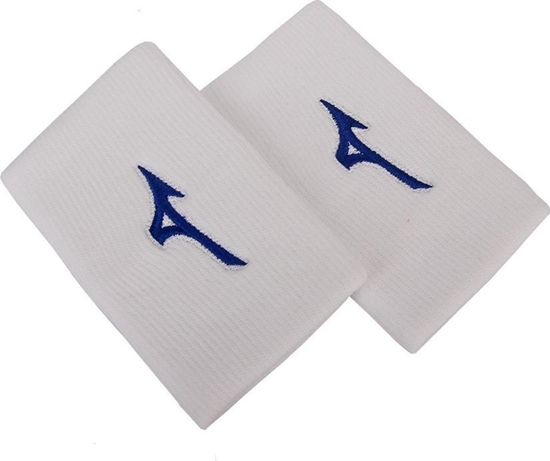 Picture of Mizuno Opaski Mizuno Wristband Long 32GY1S5501 32GY1S5501 biały one size