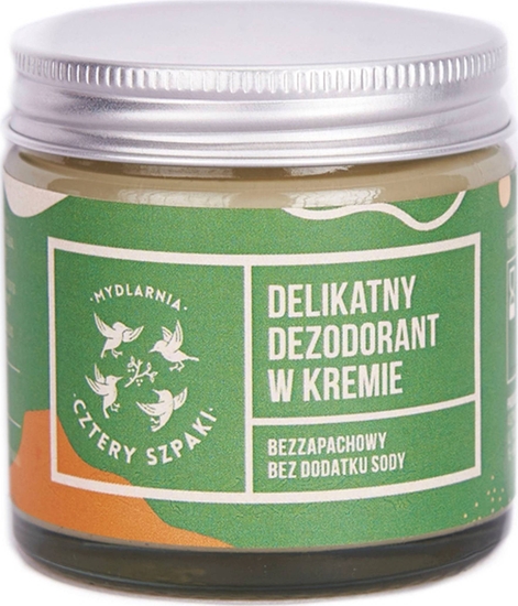 Picture of Mydlarnia Cztery Szpaki Delikatny Dezodorant W Kremie Bezzapachowy, 60ml