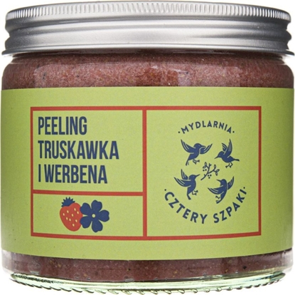 Attēls no Mydlarnia Cztery Szpaki Peeling Truskawka i Werbena 250 ml