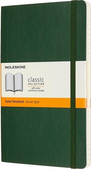 Picture of Moleskine Notes 13x21 kratka myrtle zielony