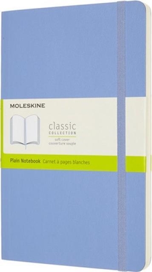 Picture of Moleskine Notes MOLESKINE Classic L (13x21 cm) gładki, miękka oprawa, hydrangea blue, 240 stron, niebieski