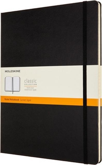 Picture of Moleskine Notes MOLESKINE Classic XXL (21,6x27,9 cm) w linie, twarda oprawa, 192 strony, czarny