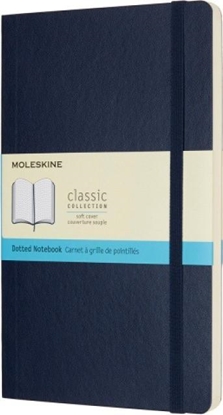 Picture of Moleskine Notes MOLESKINE L (13x21cm) w kropki, miękka oprawa, sapphire blue, 192 strony, niebieski