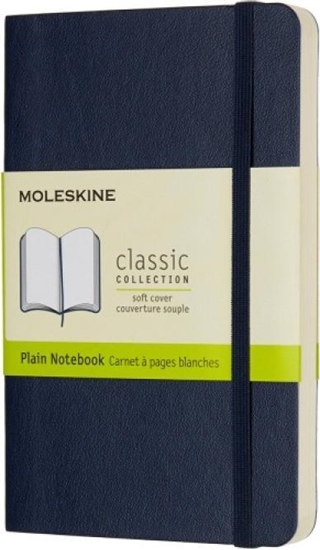 Picture of Moleskine Notes MOLESKINE P (9x14cm) gładki, miękka oprawa, sapphire blue, 192 strony, niebieski