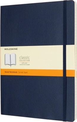 Picture of Moleskine Notes MOLESKINE XL (19x25cm) w linie, miękka oprawa, sapphire blue, 192 strony, niebieski