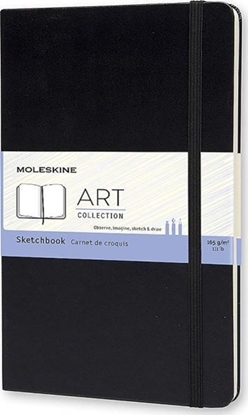 Изображение Moleskine SZKICOWNIK MOLESKINE L (13X21CM), CZARNY