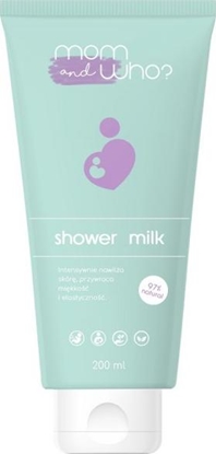 Изображение Mom And Who? MOM AND WHO_Shower Milk łagodna emulsja do mycia ciała i twarzy 200ml