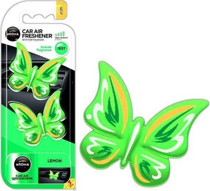 Изображение MTM Odświeżacz powietrza AROMA FANCY SHAPES BUTTERFLY Lemon