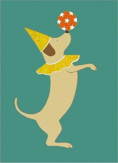 Picture of Museums & Galleries Karnet 17x14cm z kopertą Party Dog