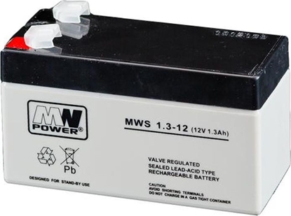 Picture of MW Power Pb 12V 1.3Ah bezobsługowy (waga 0.57kg, max. prąd ład. 0.3A)