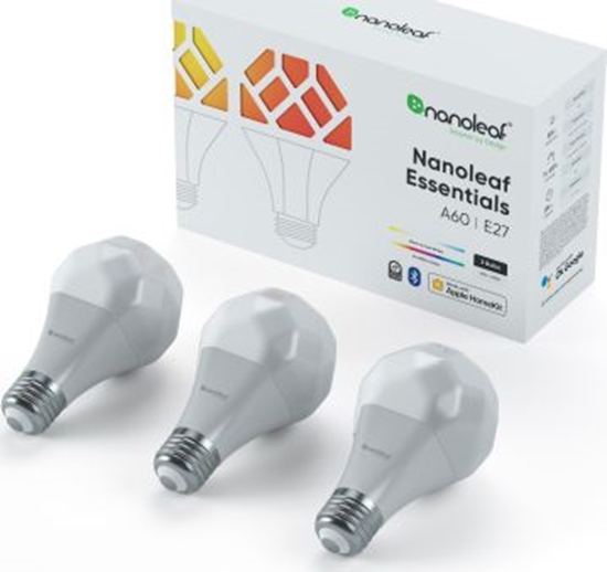 Picture of Nanoleaf Nanoleaf Essentials Smart Bulbs - zestaw 3 żarówek A19-A60-E27