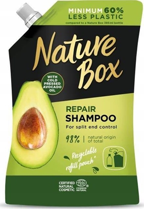 Изображение Nature Box Regenerujący Szampon do włosów Avocado Oil 500ml Refill