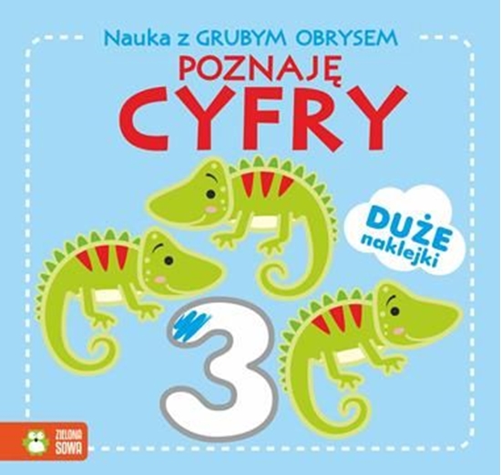 Изображение Nauka z grubym obrysem. Poznaję cyfry