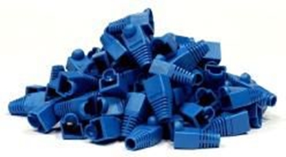 Picture of NetRack osłonka na wtyk RJ45 niebieska (100 szt) (NP48B)