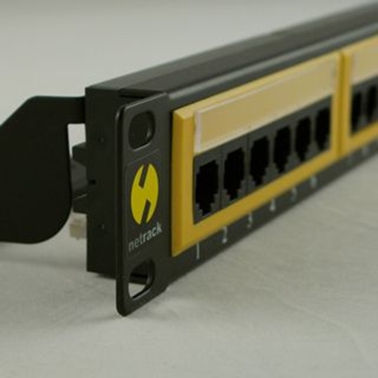 Attēls no NetRack Patch panel 19'' 24-porty Kat.6 UTP (104-06)