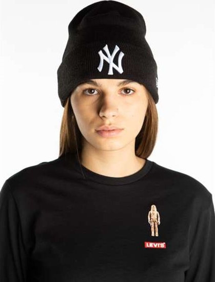 Picture of New Era MLB ESSENTIAL CUFF 728 BLACK - - uniseks - czarny