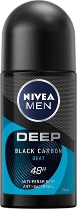 Picture of Nivea NIVEA_Men Deep Black Carbon Beat antyperspirant z aktywnym węglem Roll-On 50ml