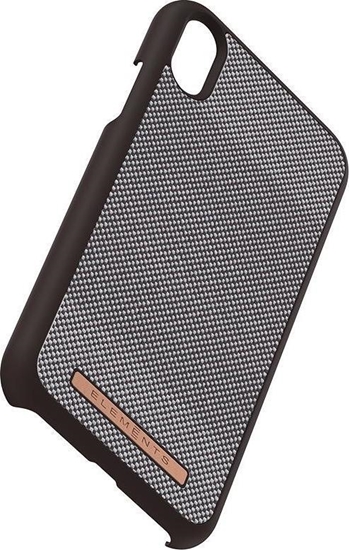 Изображение Nordic Elements Nordic Elements Saeson Idun - Materiałowe etui iPhone XR (Dark Brown Pattern 1)