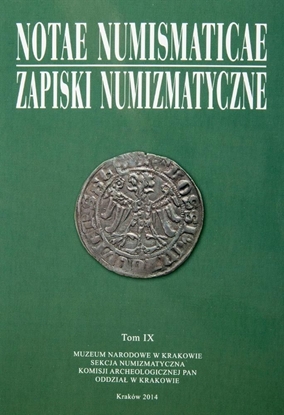 Picture of Notae Numismaticae. Zapiski Numizmatyczne T.9