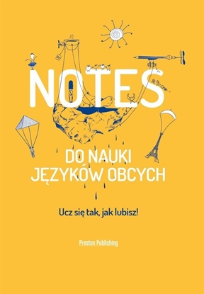 Attēls no Notes do nauki języków obcych pomarańczowy