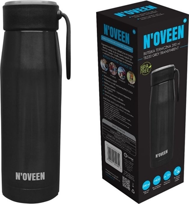 Picture of Noveen Butelka Termiczna NOVEEN TB220 Grey Transparent 390 ml