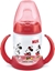 Изображение NUK Butelka do nauki picia z uchwytem i wskaźnikiem temperatury Myszka Minnie 150 ml czerwona Nuk