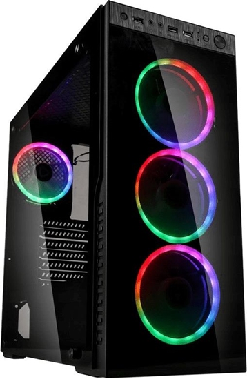 Picture of Obudowa Kolink Horizon RGB Midi-Tower, Tempered Glass - schwarz