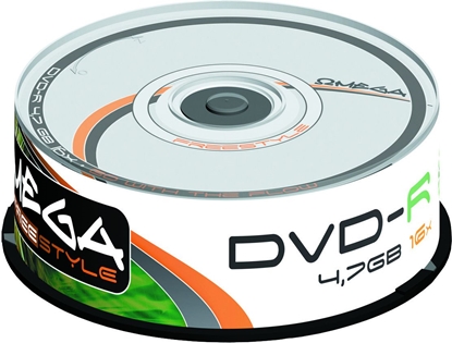 Attēls no Omega DVD-R 4.7 GB 16x 25 sztuk (56815)