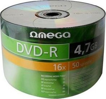 Attēls no Omega DVD-R 4.7 GB 16x 50 sztuk (40933)