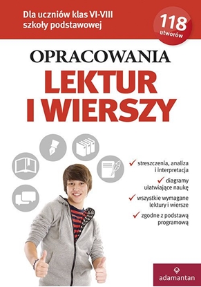 Изображение Opracowania lektur i wierszy kl. VI-VIII SP w.2018