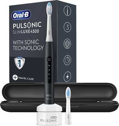 Attēls no Szczoteczka Oral-B Pulsonic Slim Luxe 4500 Travel Edition Black